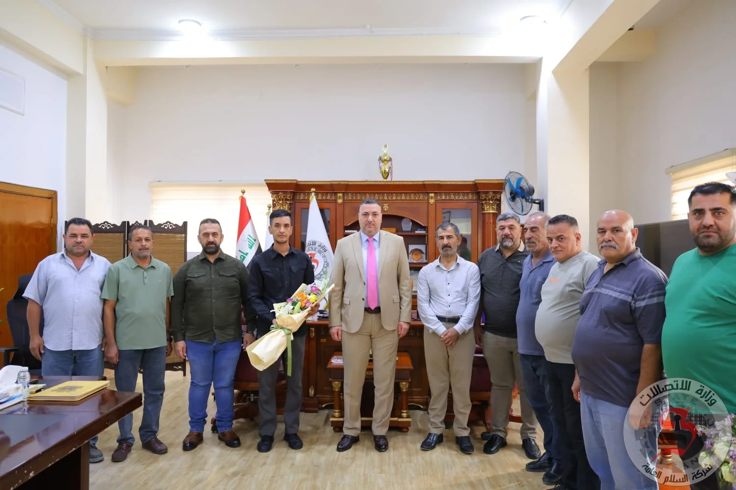 شعبة الاليات في شركة السلام العامة تبارك للدكتور المهندس ياسر الجوهر بمناسبة تسنمه منصب مدير عام الشركة